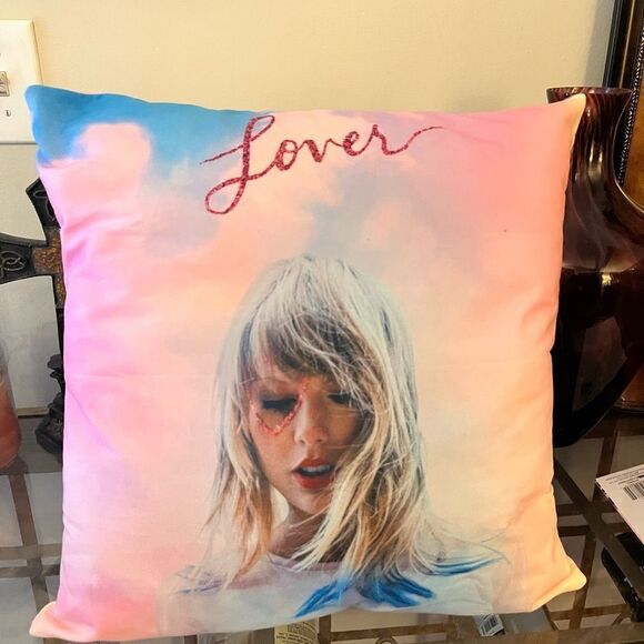 Taylor Swift Lover Pillow - Picture 2 of 2